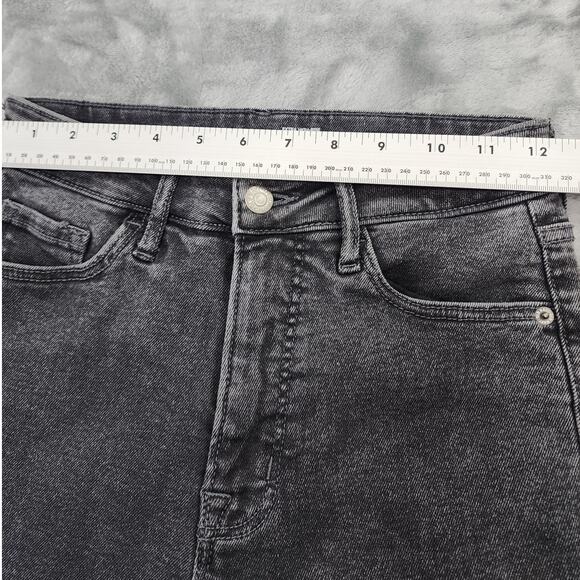 Old Navy Jeans Womens 4 Washed Black Extra High Rise Rockstar Super Skinny - Picture 7 of 11